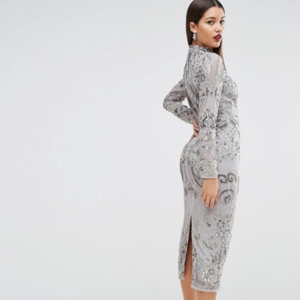 NWTO ASOS RED CARPET embellished gown - Picture 2 of 4